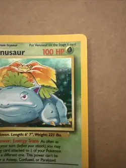 Pokemon TCG Base Set Unlimited Holo Venusaur 15/102 Nm-Lp - Image 3