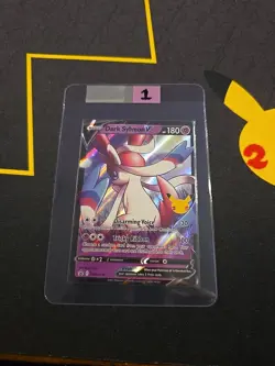 Pokemon Dark Sylveon V SWSH134 Normal Size Official Celebrations Promo Near Mint - Image 3