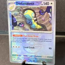 Pokemon TCG Prismatic Evolutions Dudunsparce Pokeball Pattern NM 2025 - Image 1