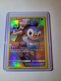 Piplup 239/236 Cosmic Eclipse Secret Rare Character Holo - 2019 Pokemon TCG - Image 1