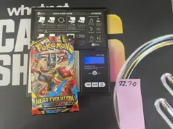 22.70g VERY HEAVY Mega Evolution Pokemon Sealed Booster Pack New SIR/HRU - Image 1