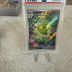 2025 Pokemon SV White Flare WHT EN Swadloon Illustration Rare #088/086 PSA 10 - Image 2
