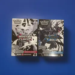[LOT OF 14] 7 x Pokemon Black Bolt and 7 x White Flare Booster Bundle Sealed New - Image 2