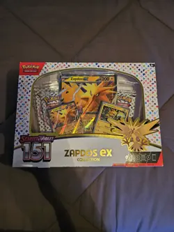 Pokemon Scarlet & Violet 151 Zapdos Ex Collection Box - New - Factory Sealed - Image 1