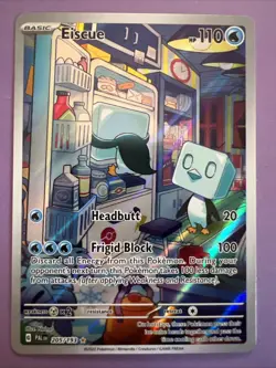 Eiscue - 205/193 Paldea Evolved Illustration Rare Pokemon - NM - Image 1