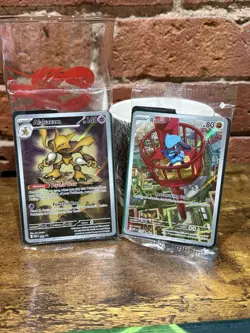 Pokemon TCG: Mega Evolution Alakazam & Riolu ETB Promos 009 & 010 - Image 1