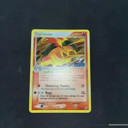Typhlosion Reverse Holo Rare 17/115 EX Unseen Forces 2005 Stamped pokemon tcg - Image 1