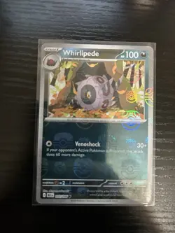 Pokemon TCG Whirlipede (Master Ball Pattern) 055/086 SV: Black Bolt NM - Image 1