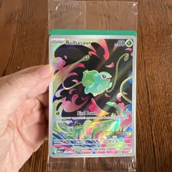 Pokemon Sealed Bulbasaur 133/132 Pokemon TCG Mega Evolution Stamped Promo - Image 1
