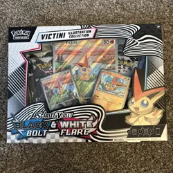 Pokemon Black Bolt White Flare VICTINI ILLUSTRATION COLLECTION (LOT OF 6 SEALED) - Image 2