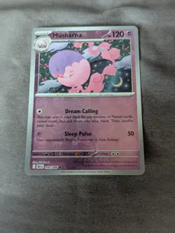 MASTER BALL Musharna Holo 036/086 Pokemon TCG Black Bolt Pack Fresh NM 2025 - Image 1