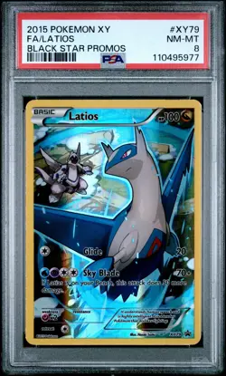 2015 POKEMON XY BLACK STAR PROMO LATIOS #XY79 HOLO PSA 8 NM #110495977 - Image 1