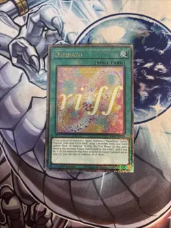 (SRH) Yugioh! Ostinato (Quarter Century Secret Rare) RA03-EN064 1st Edition VLP - Image 1
