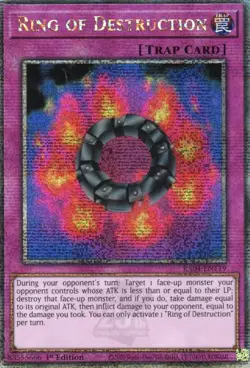 yugioh Ring of Destruction RA04-EN119 Quarter Century Secret Rare ENGLISCH - Image 1