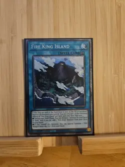 RA03-EN059 Fire King Island Platinum Secret Rare 1st Ed YuGiOh - Image 1