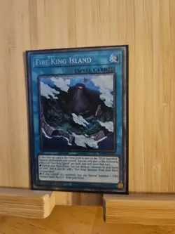 RA03-EN059 Fire King Island Platinum Secret Rare 1st Ed YuGiOh - Image 3