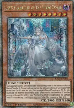 yugioh Lovely Labrynth of the Silver Castle RA04-EN295 Quarter Century ENGLISCH - Image 1