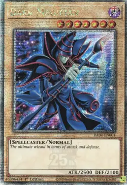 yugioh Dark Magician RA04-EN001 1AUFLAGE Quarter Century Secret Rare ENGLISCH - Image 1