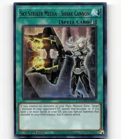Yugioh Sky Striker Mecha - Shark Cannon MAMA-EN011 Magnificent Mavens Ultra Rare - Image 1