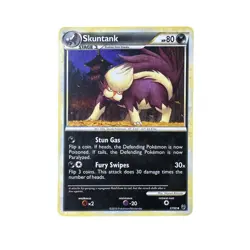 Skuntank Pokemon Card 37/90 HeartGold SoulSilver Rare 2010 MP/LP - Image 1