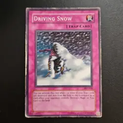 Yu-Gi-Oh! Driving Snow Common Trap Card PSV-018 MP - Image 1