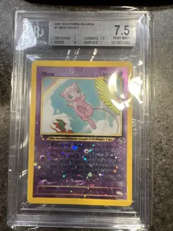 Pokemon TCG 2001 Southern Islands Mew 1/18 Holo Rare Card - Image 1