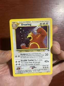 Pokemon Ursaring Holo Vintage Neo Discovery Card - 15/75 SWIRL c585 - Image 1