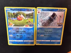 Pokemon Go TCG Magikarp Reverse Card 021/078 & Gyarados 022/078 Reverse - Image 2