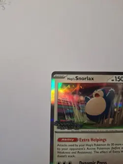 Hop's Snorlax - 184 (CGC10) - SV: Scarlet & Violet Promo Card - Pokemon TCG - Image 2