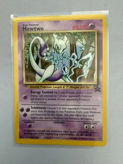 Mewtwo 12/53 Black Star Promo WOTC Pokemon Card TCG VINTAGE - NEAR MINT NM - Image 1