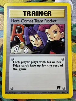2000 POKEMON ROCKET HERE COMES TEAM CARD #15 HOLO FOIL HOLOGRAM RARE CSTORE - Image 3
