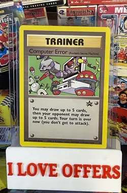 POKEMON PROMO TRAINER COMPUTER ERROR CARD #16 RARE SEE PICTURES CSTORE MORE - Image 1