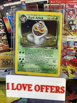 POKEMON TEAM ROCKET DARK ARBOK 2/82 HOLO FOIL HOLOGRAM RARE CARD SEE PICTURES - Image 1