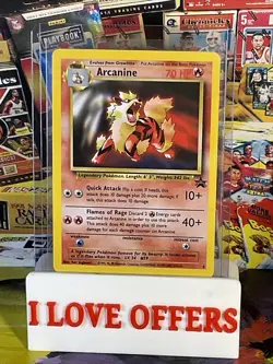 POKEMON BLACK STAR PROMO EDITION ARCANINE CARD #6 RARE SEE PICTURES CSTORE - Image 1