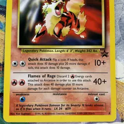 POKEMON BLACK STAR PROMO EDITION ARCANINE CARD #6 RARE SEE PICTURES CSTORE - Image 5