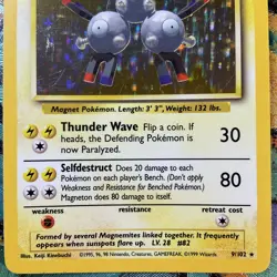 POKEMON BASE MAGNETON HOLO FOIL CARD #9 HOLOGRAM BASE C STORE MORE RARE #2 - Image 5