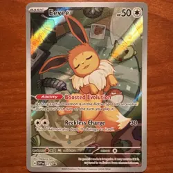 Eevee - Pokemon TCG 2025 Prismatic Evolutions Black Star Promo Card SVP EN 173 - Image 3