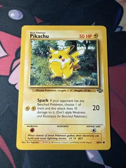 Pokemon Pikachu TCG Jungle Card 60/64 Regular Common #5 - Image 1