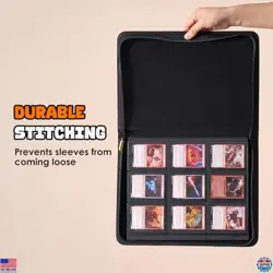 ProCase 2-Pack Trading Card Binder - Holds 360 Cards, 9 Pockets, Zipper Album - Image 3