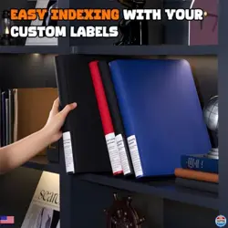 ProCase 2-Pack Trading Card Binder - Holds 360 Cards, 9 Pockets, Zipper Album - Image 4