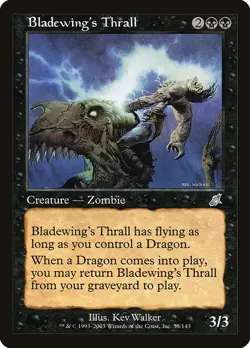 BLADEWING'S THRALL - Scourge - MTG Magic the Gathering Card - Uncommon - Image 1