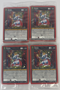 2022 Metazoo TCG NYC King Times Square Promo Card Exclusive Rat King Lot Of 4 - Image 1
