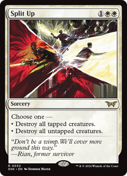 Split Up (REGULAR) x1 - MTG Duskmourn: House of Horror DSK #32 - Image 1
