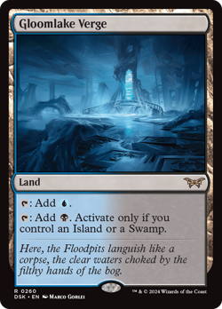 Gloomlake Verge (REGULAR) x1 - MTG Duskmourn: House of Horror DSK #260 - Image 1