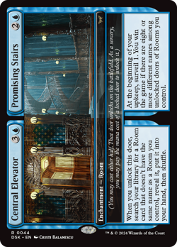 Central Elevator // Promising Stairs (REGULAR) x1 - MTG DSK #44 - Image 1