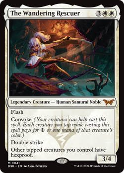 The Wandering Rescuer (REGULAR) x1 - MTG Duskmourn: House of Horror DSK #41 - Image 1
