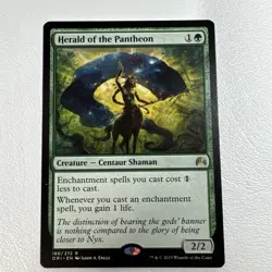 Herald of the Pantheon - LP #180 Regular Rare Magic Origins MTG - Image 1