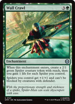 Wall Crawl (FOIL) x1 - MTG Marvel's Spider-Man SPM #121 - Image 1