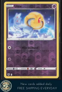 Pokemon SWSH10: Astral Radiance #065/189 Uxie Reverse Holo Uncommon - Image 1