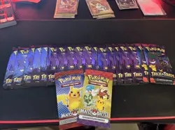 Pokemon TCG Trick Or Trade Mini Packs 18 New Sealed Plus 2 Match Battle Packs - Image 1